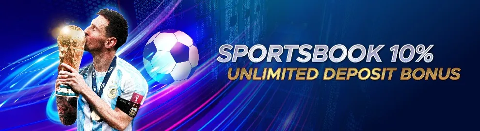 Sportsbook 10% Unlimited Deposit Bonus