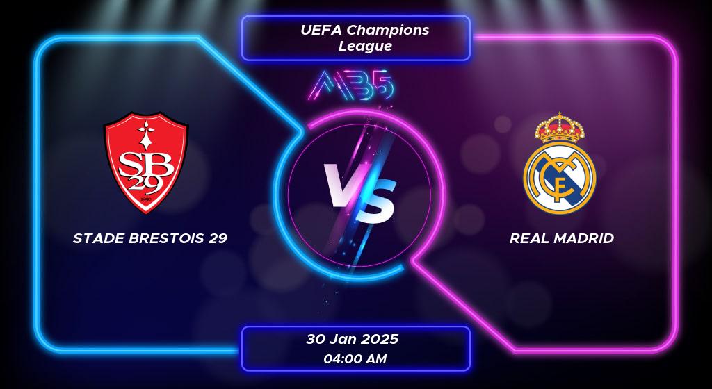 Prediction Stade Brestois 29 vs Real Madrid UEFA Champions League 2025