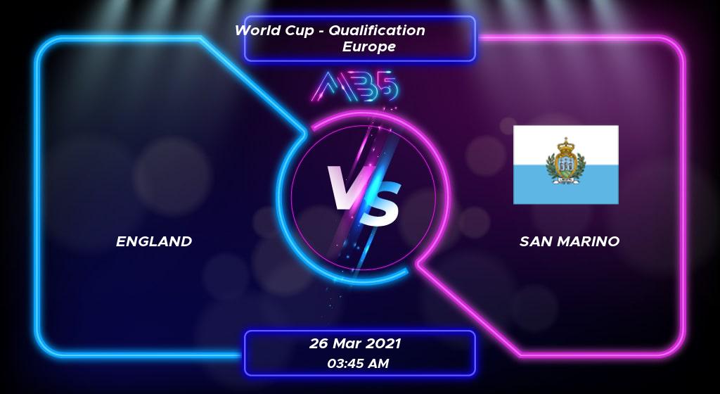 England 5-0 San Marino | World Cup - Qualification Europe 2021 Result | MB5 Casino