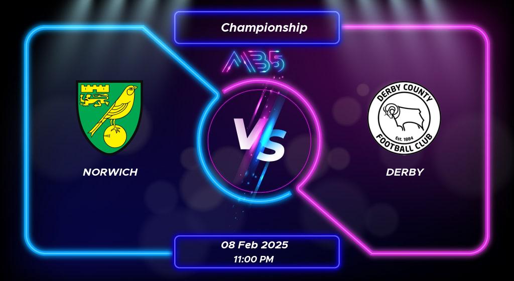 Prediction Norwich vs Derby Championship 2025