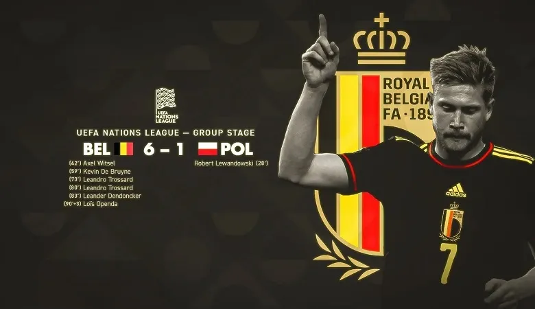 Belgium 6-1 Poland | UEFA Nations League 2022 Result | MB5 Casino