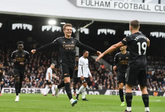 Fulham 0 - 3 Arsenal Match Results 2023