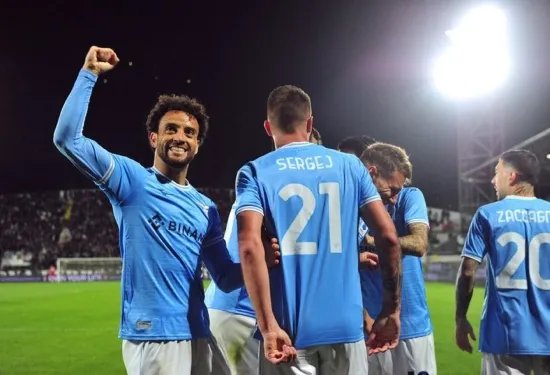 Lazio cement second spot with 3-0 win over Spezia