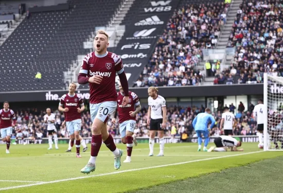 Fulham 0 - 1 West Ham Match Results 2023