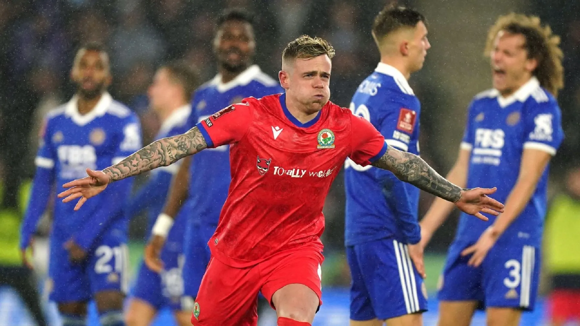 Leicester 1-2 Blackburn