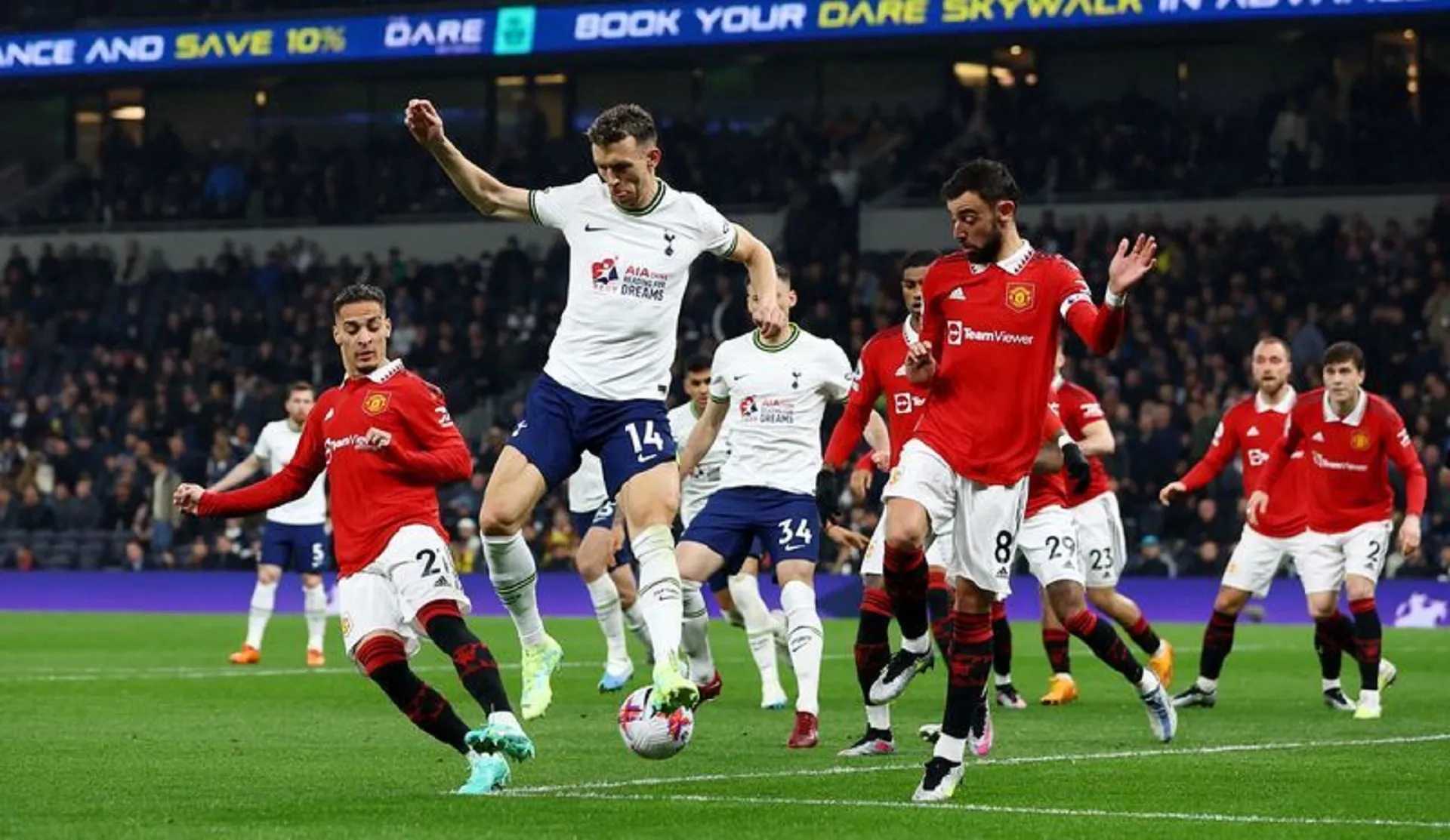 Spurs fight back to draw 2-2 with Man United in thriller