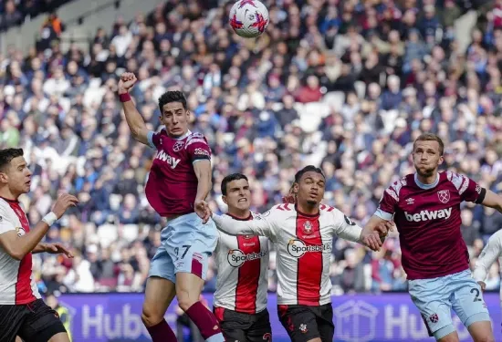 West Ham 1 - 0 Southampton Match Results 2023