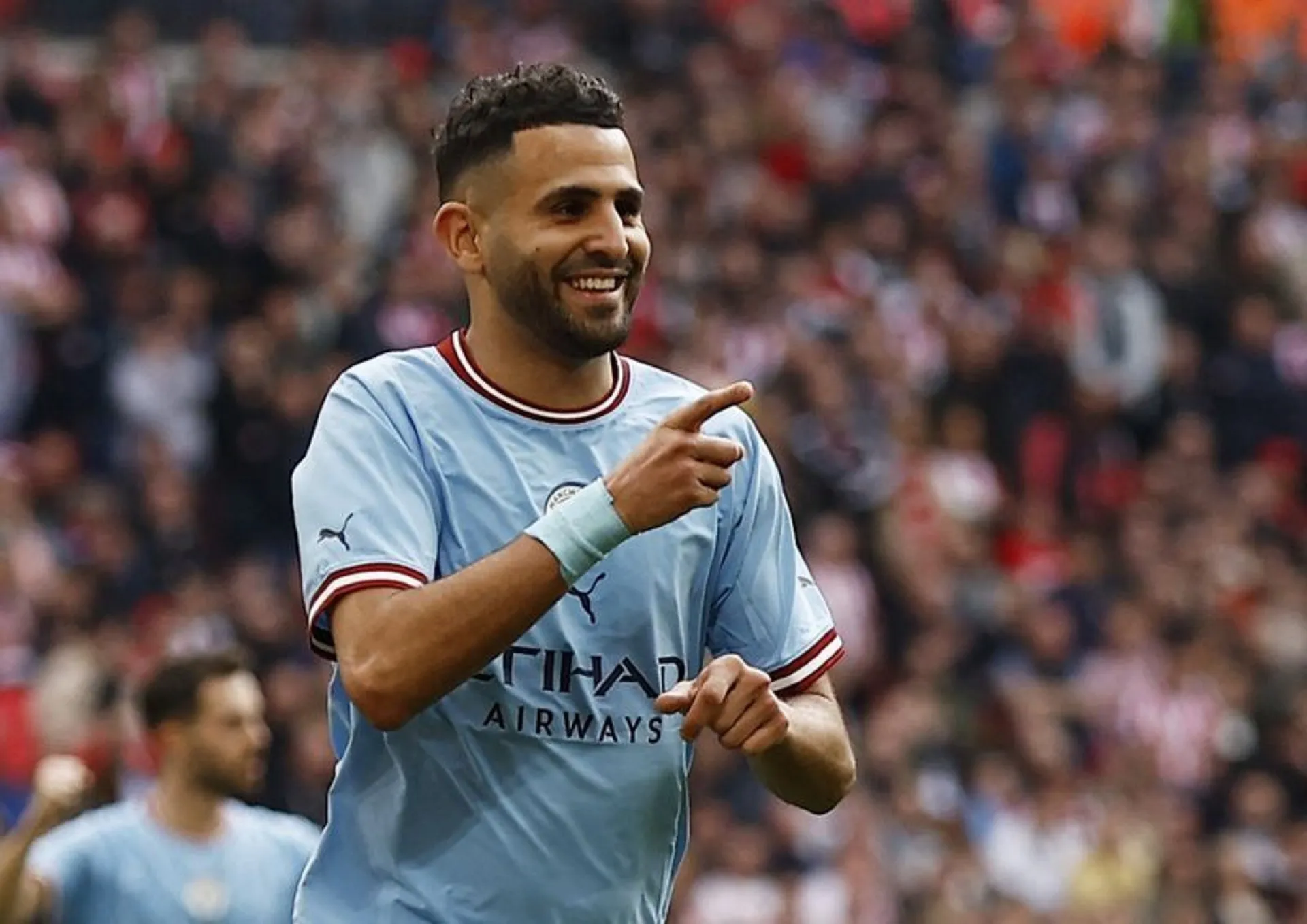 Mahrez hopes hat-trick will keep him at forefront of Guardiola's plans