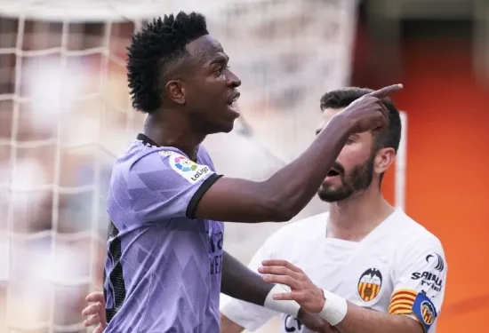 Valencia plan appeal after Spanish FA impose stand closure for Vinicius Jr racism