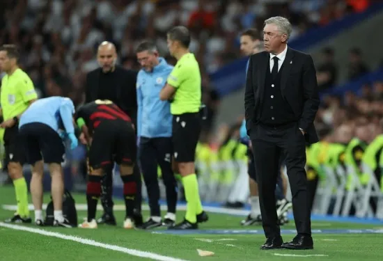 Real controlled the game and deserved to win against Man City - Ancelotti