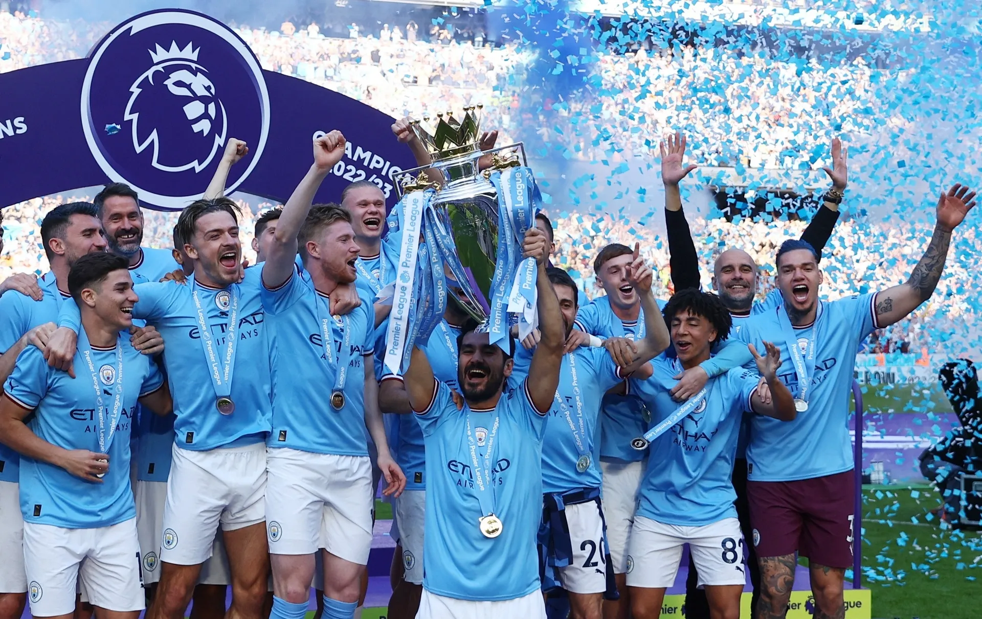 Man City celebrate Premier League title with 1-0 win over Chelsea