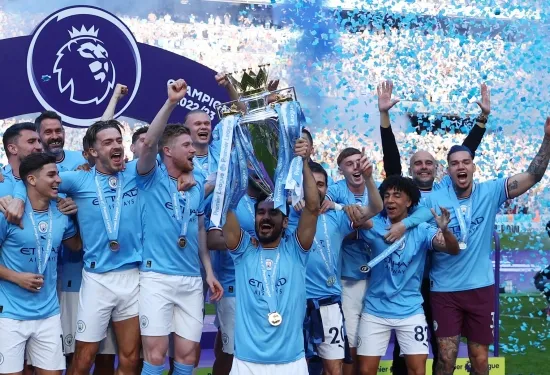 Man City celebrate Premier League title with 1-0 win over Chelsea