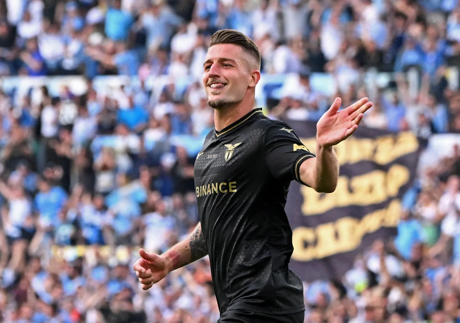 Milinkovic-Savic double sends Lazio back up to second