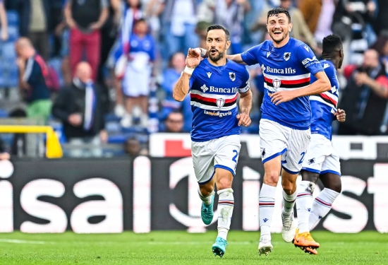 Tearful Quagliarella applauded off the pitch in final Sampdoria home game