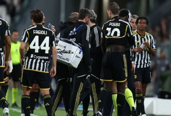 Juventus lose Pogba again in 2-0 win over Cremonese