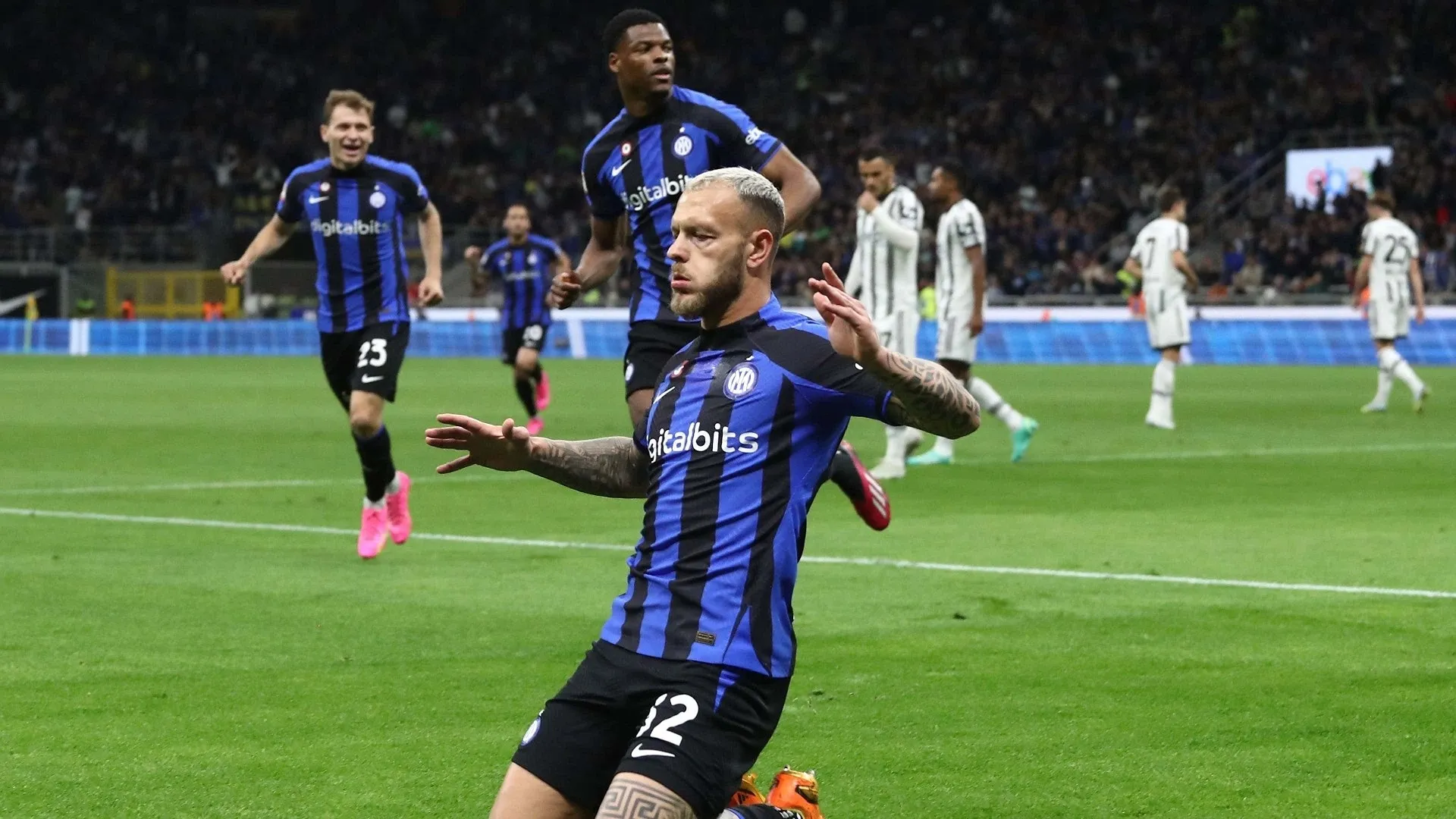 Man Utd contact Inter over Federico Dimarco as Erik ten Hag seeks to bolster defensive options - but Real Madrid also considering transfer swoop