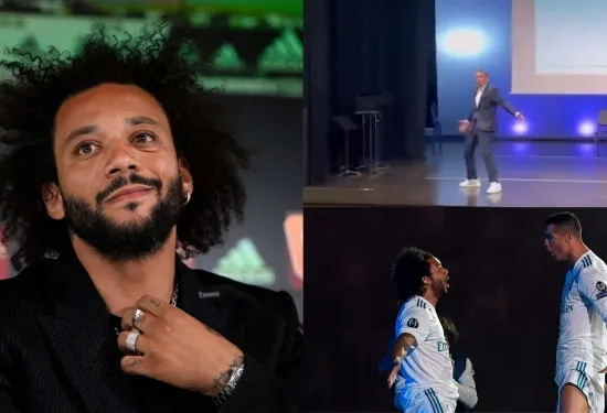 WATCH: Marcelo's son hits Cristiano Ronaldo's 'Siuuuu' celebration at graduation ceremony