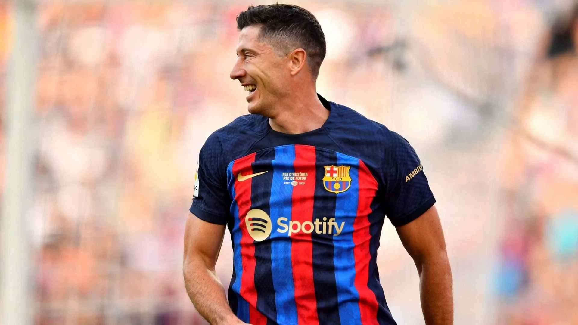 Robert Lewandowski claims he could retire at Barcelona - despite being forced to adapt to a 'new role'