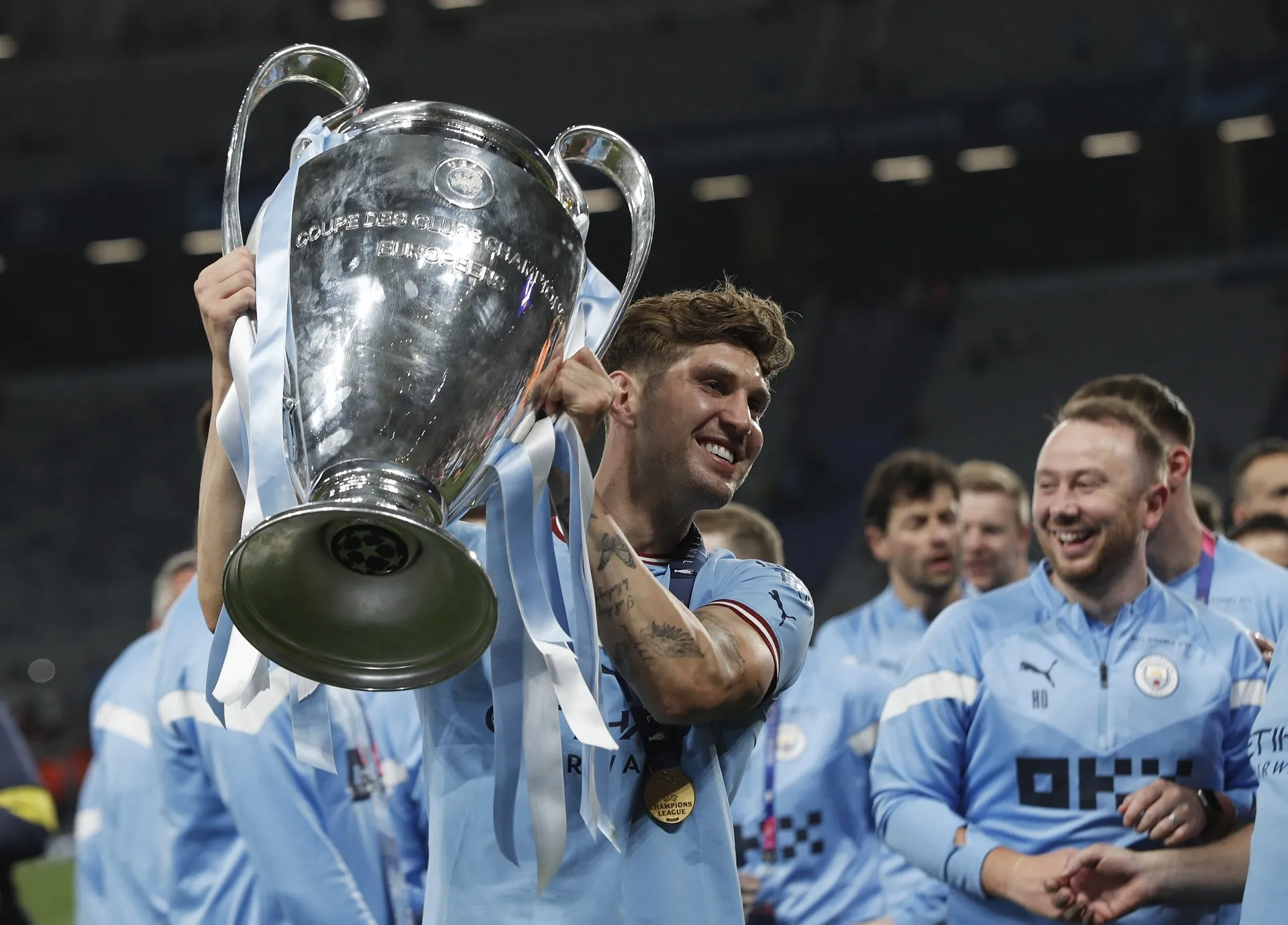 Jubilant Man City overcome Inter to complete the treble