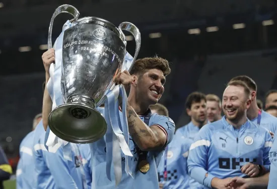 Jubilant Man City overcome Inter to complete the treble