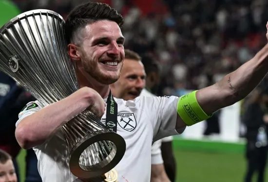 Declan Rice to leave West Ham! Arsenal & Man Utd target given official permission to quit Hammers in summer transfer window after 'promise' from chairman David Sullivan