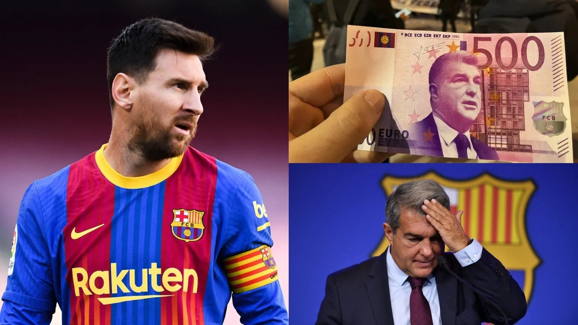 Barcelona’s eye-watering debt the same as when Lionel Messi left as La Liga champions remain €1.35 billion in the red