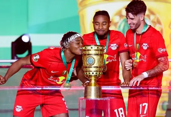 Christopher Nkunku-inspired RB Leipzig beat Eintracht Frankfurt to win DFB Cup