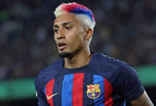 Man City make Raphinha transfer approach after identifying Barcelona winger as a potential replacement for Riyad Mahrez