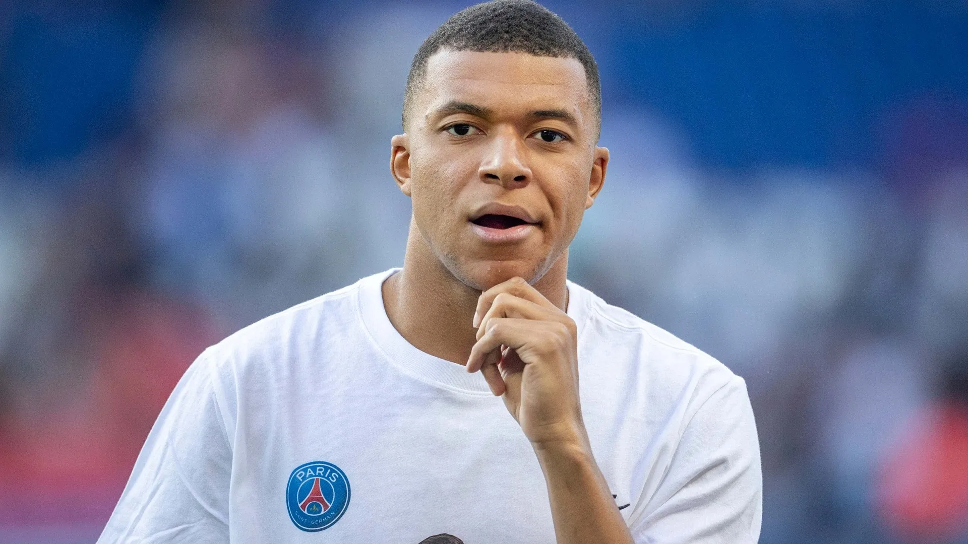 WATCH: 'Back to work!' - Kylian Mbappe makes low-key return to PSG as he's reunited with Neymar amid contract stand-off