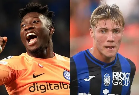 Serie A double deal? Manchester United closing in on Inter goalkeeper Andre Onana and preparing bid for Atalanta's Rasmus Hojlund