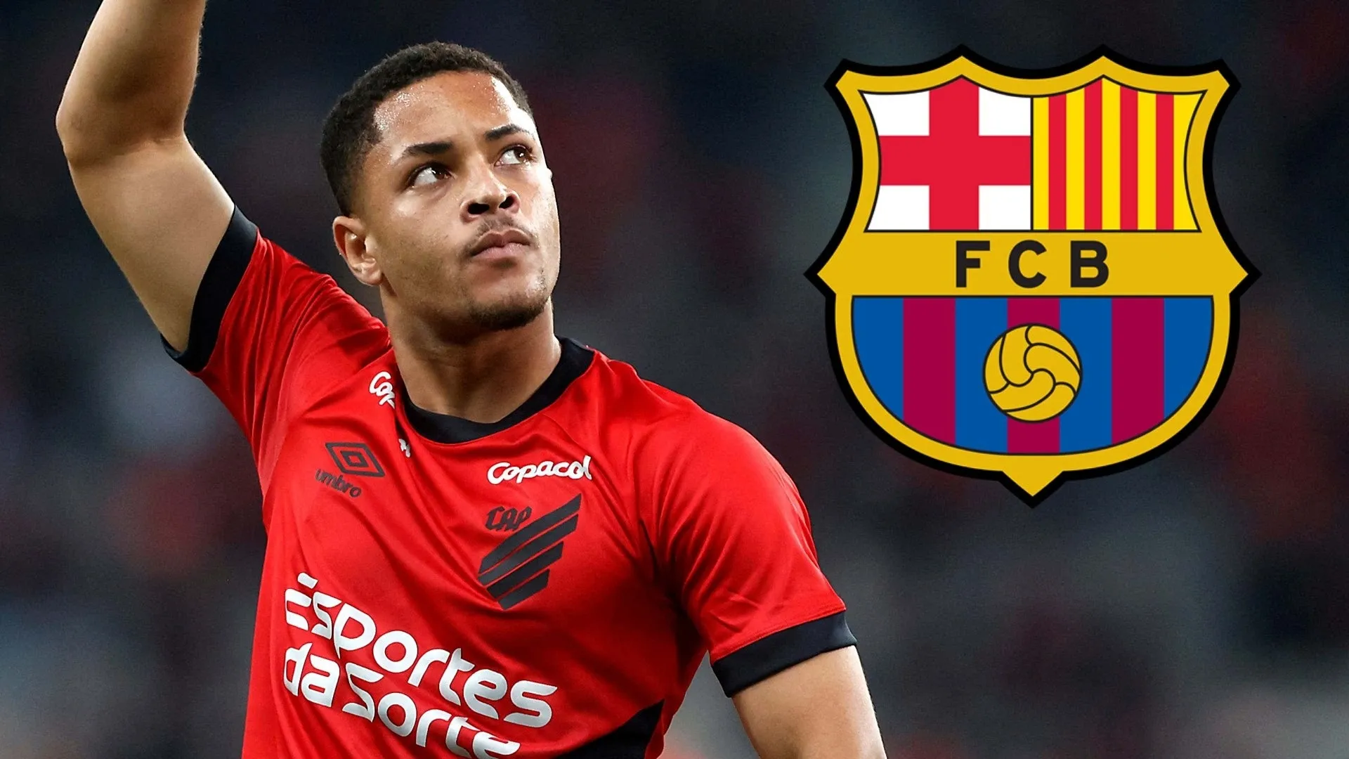 Deal almost done! Barcelona set to see off late competition from Chelsea, Man Utd & PSG to sign Vitor Roque from Athletico Paranaense