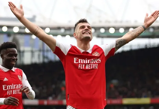 Granit Xhaka completes €25m move to Bayer Leverkusen as seven-year Arsenal spell comes to an end