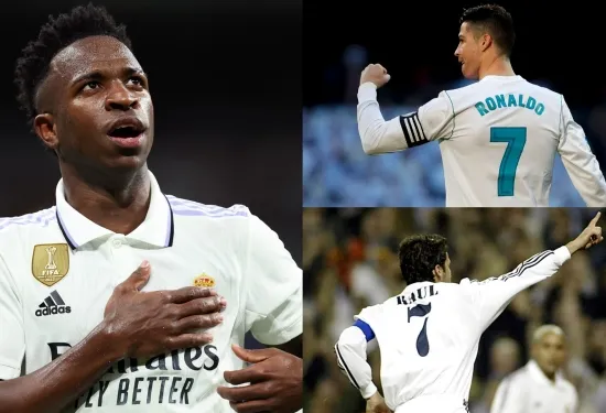 Brave move! Vinicius Jr asked for Cristiano Ronaldo’s old No.7 shirt at Real Madrid