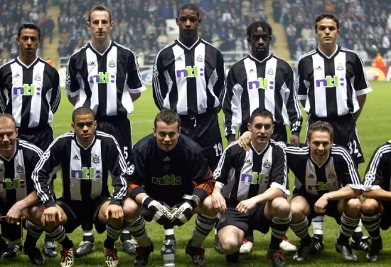 When were Newcastle United last in the Champions League?