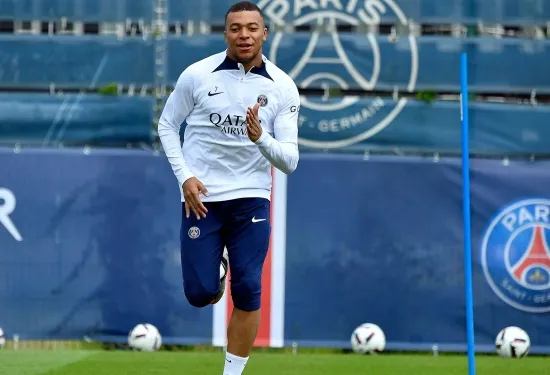 PSG turn the heat up on Kylian Mbappe as poster of star striker is removed from Parc des Princes & club shops in Paris stop selling shirts with his name on