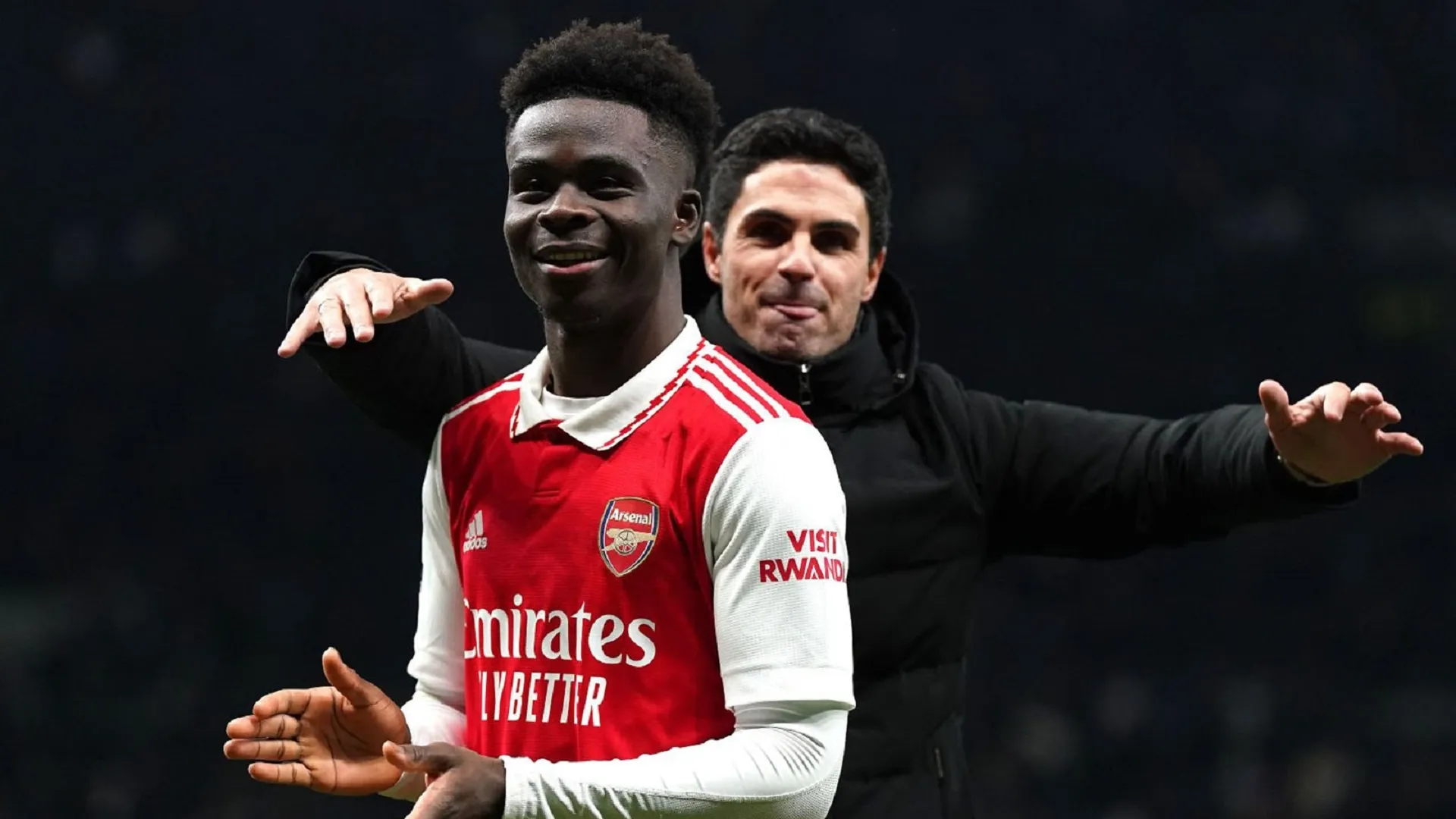 Bukayo Saka builds his dream Premier League footballer featuring attributes from two Arsenal team-mates - but right foot and strength belong to stars from title rivals Man City!