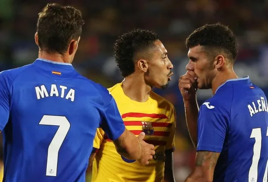 Barcelona left fuming! Ball spent more than 60 MINUTES out of play in fractious opening La Liga draw with Getafe