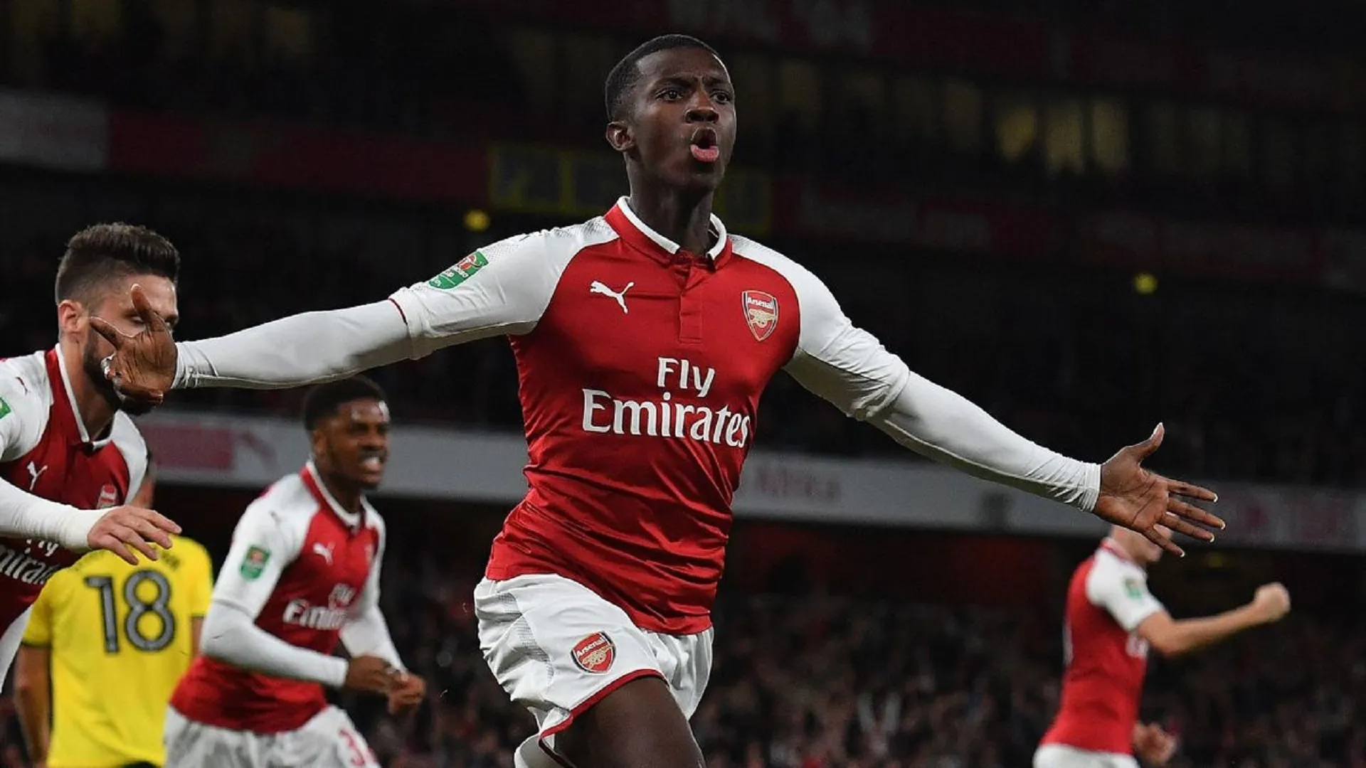 'I'm in good form!' - Eddie Nketiah disappointed not to start for Arsenal before he came on to score crucial goal in draw against Fulham