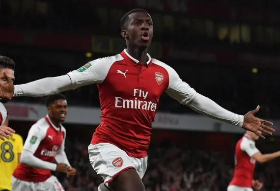 'I'm in good form!' - Eddie Nketiah disappointed not to start for Arsenal before he came on to score crucial goal in draw against Fulham