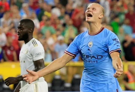 'The marathon is just getting started' - Erling Haaland shares bullish reaction following Man City's Community Shield defeat to title rivals Arsenal