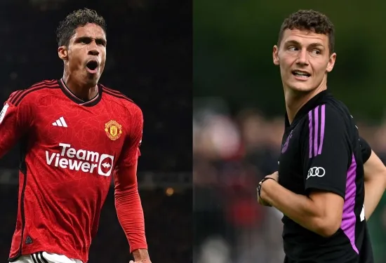 Man Utd transfer target Benjamin Pavard posts message to Raphael Varane after Wolves winner as he continues to push for move away from Bayern Munich