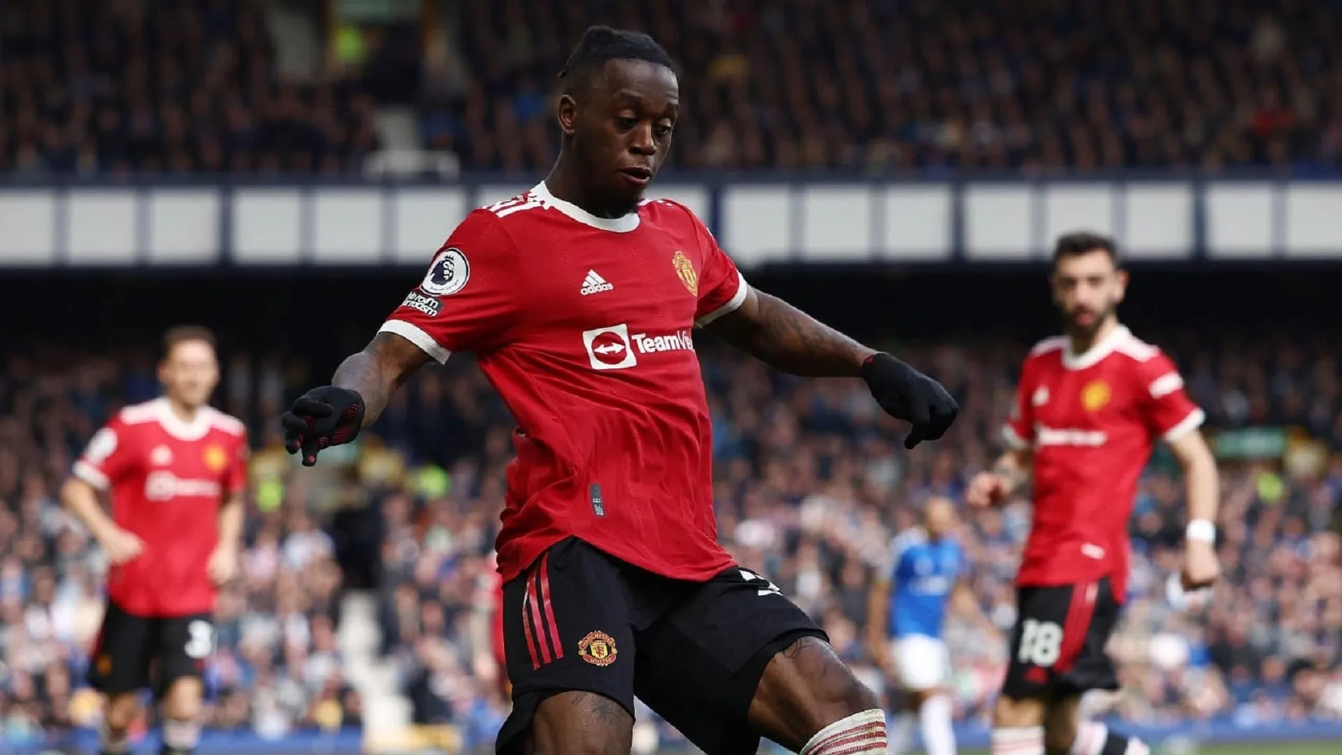 More misery for Man Utd & Erik ten Hag! Aaron Wan-Bissaka ruled out for up to EIGHT WEEKS after picking up hamstring injury in Brighton defeat despite coming on as 85th minute substitute