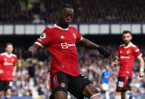 More misery for Man Utd & Erik ten Hag! Aaron Wan-Bissaka ruled out for up to EIGHT WEEKS after picking up hamstring injury in Brighton defeat despite coming on as 85th minute substitute