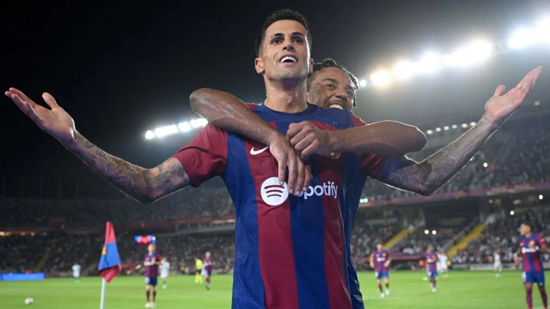 'MES QUE UN CLUB' - Joao Cancelo sums up Barcelona's crazy comeback win over Celta Vigo perfectly