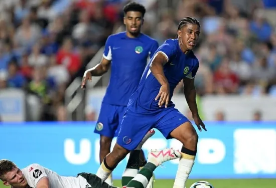 Chelsea loanee Andrey Santos & Barcelona's Vitor Roque forced to flee hotel room and take refuge in pool as earthquake hits Morocco during Brazil Under-23 duty