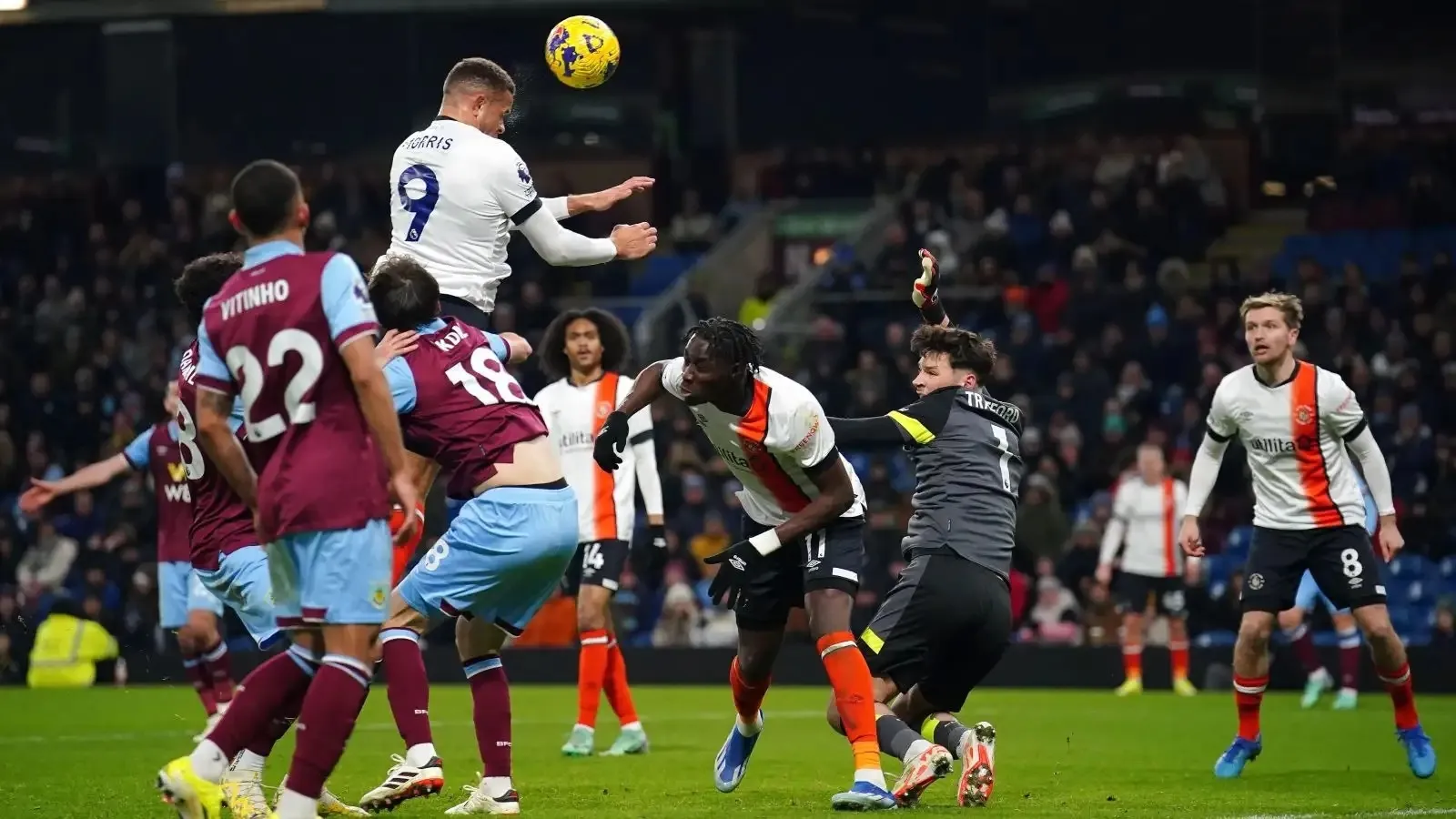 Burnley 1 - 1 Luton Premiere League Match Results 2024