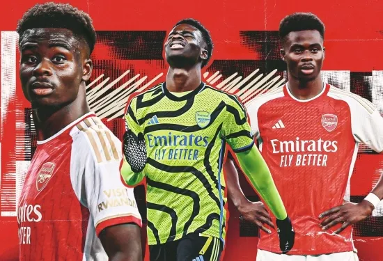 Arsenal Solid Di Atas Meja: Bukayo Saka Menjadi Enjin Penyerang Tidak Boleh Dihalang